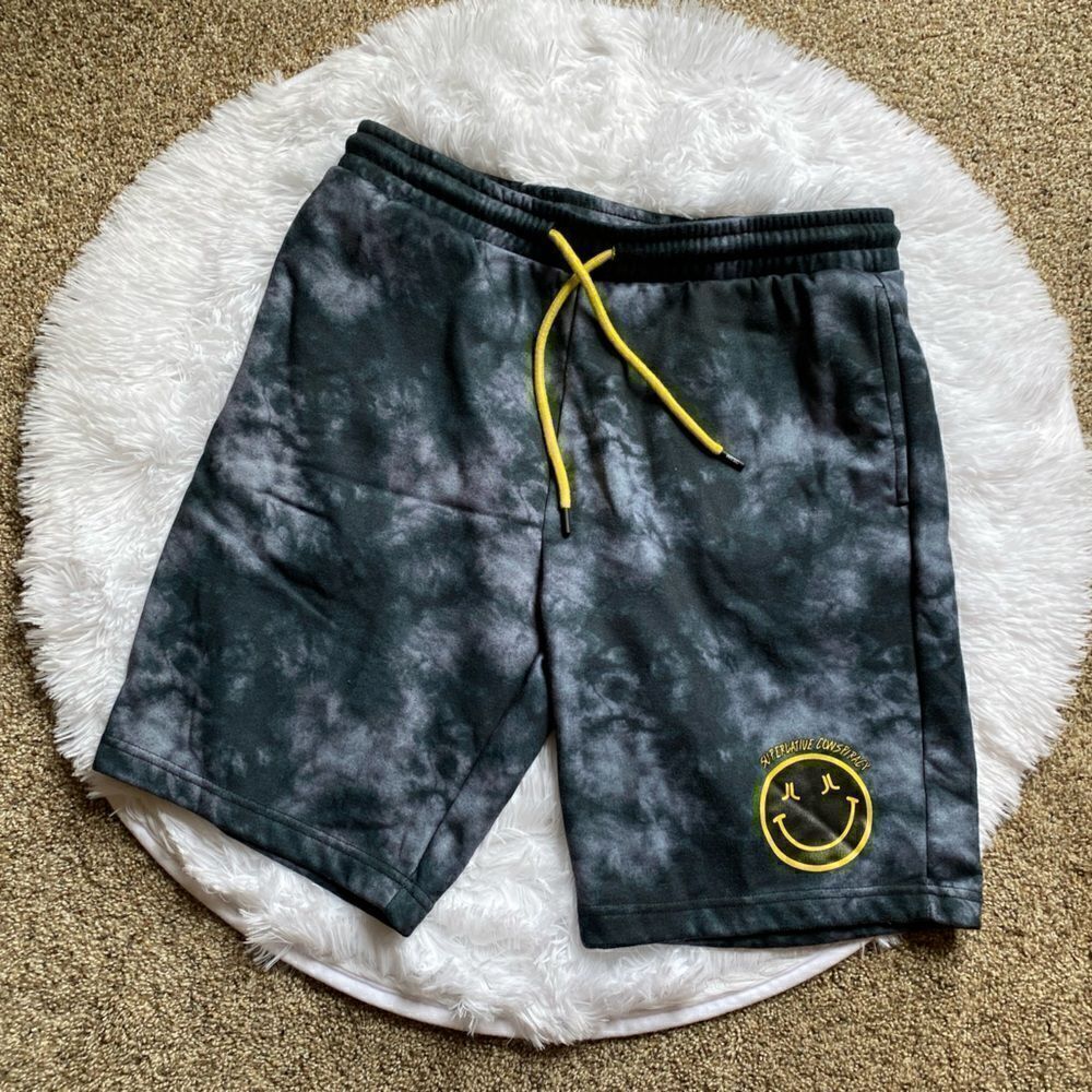WESC Superlative Conspiracy Sweat Shorts Unisex Tie Dye Women’s XL‎ Mens Large